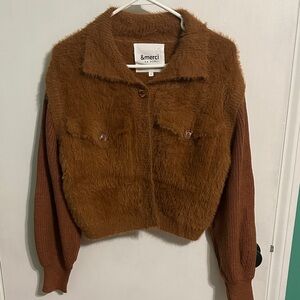 &merci Women's Brown Sweater‎ womens size small